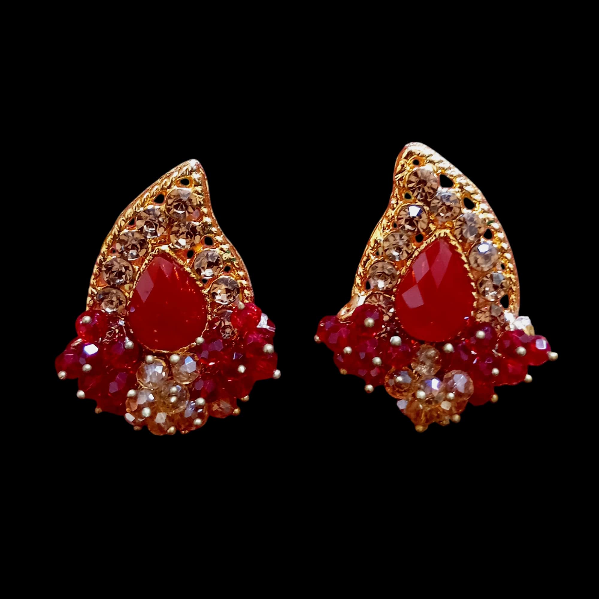 Buy Red colour jewellery earrings at best price in Pakistan